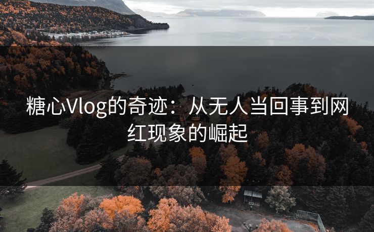 糖心Vlog的奇迹：从无人当回事到网红现象的崛起